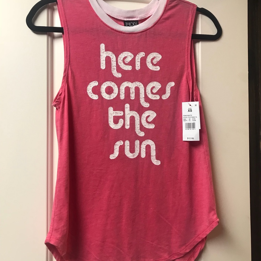 Modern Lux Here comes the sun tank XS